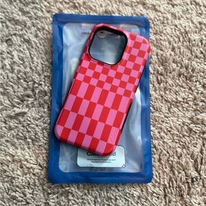 Casely Red and Pink Checkered Phone Case